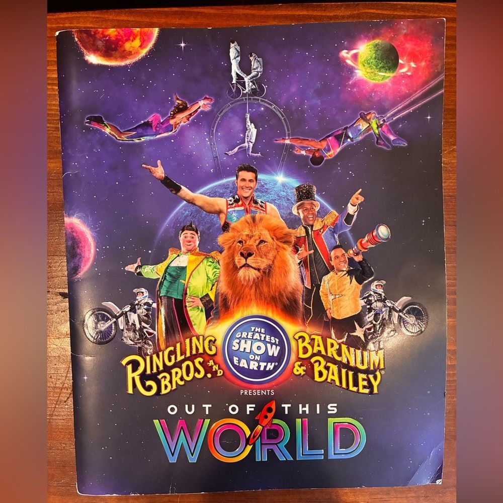 Ringling Bros and Barnum & Bailey Circus Out of This World Souvenir Program 2016